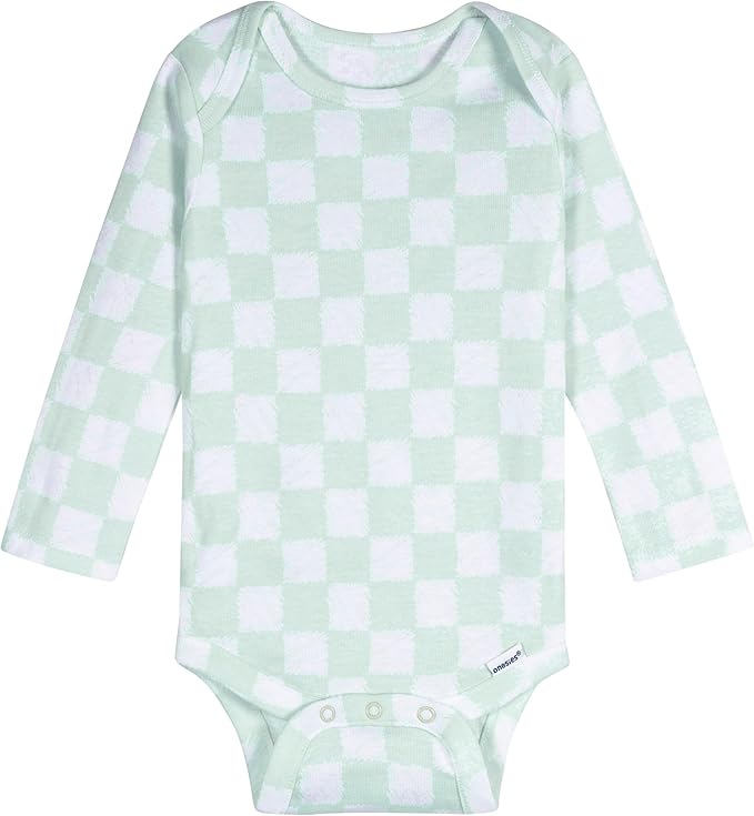 Onesies Brand, Unisex Baby, 6-Pack Long Sleeve Bodysuits