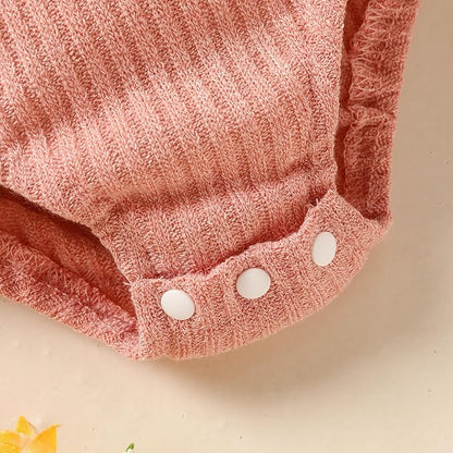 GRNSHTS Newborn Baby Girl Clothes Ruffle Rompers Toddler Fall Outfits for Girls Set Little Girl Fall Winter Clothing