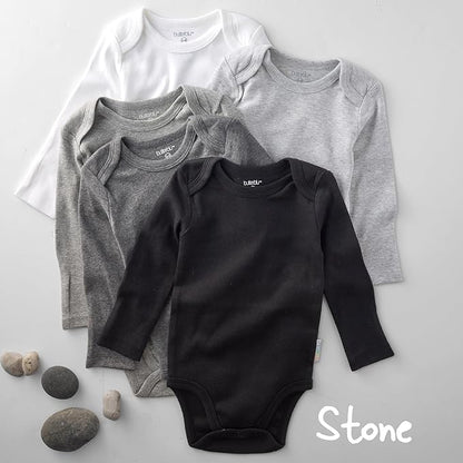 Blake 5-Pack Long Sleeve Bodysuits 100% Organic Cotton Baby Boys & Girls