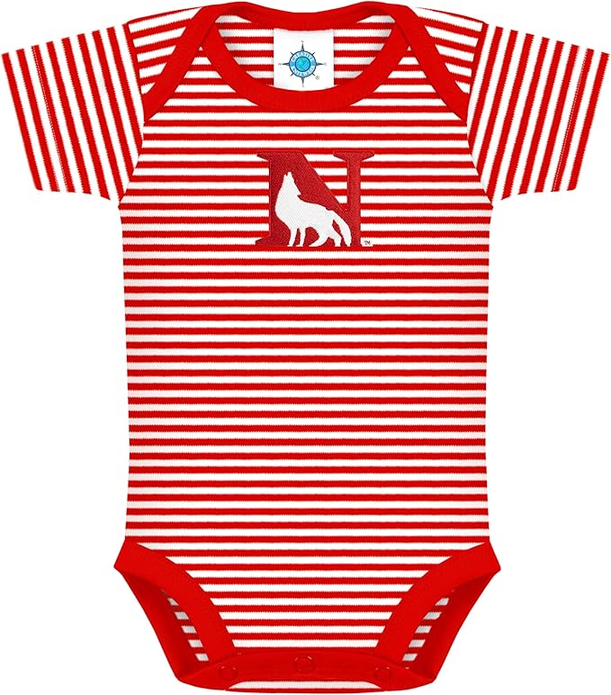 Creative Knitwear College Baby NCAA Infant Striped Bodysuit