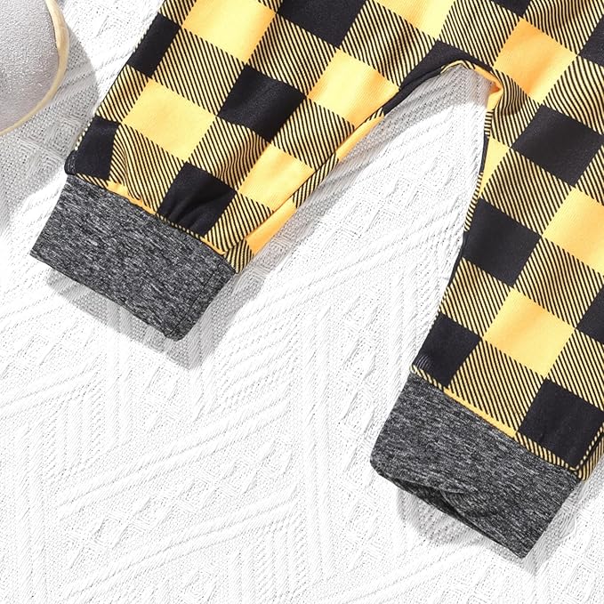 Aalizzwell Newborn Infant Baby Boys Fall Winter Outfit