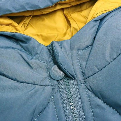 Curipeer Kids Winter Jacket Front Zip Warm Snow Wear Toddler Outer Clothing 2-8T