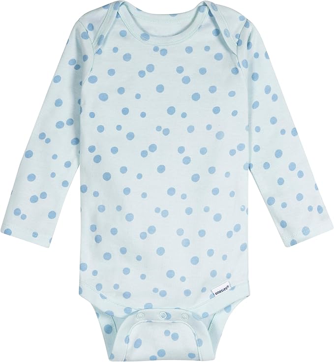 Onesies Brand, Unisex Baby, 6-Pack Long Sleeve Bodysuits