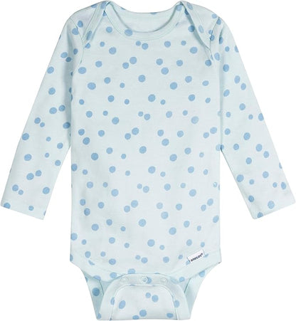 Onesies Brand, Unisex Baby, 6-Pack Long Sleeve Bodysuits