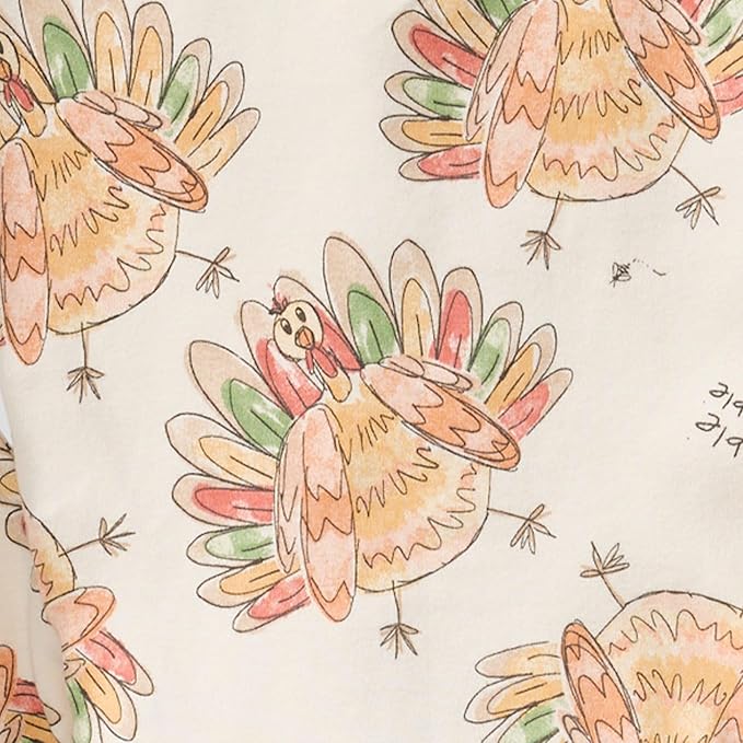 Burt's Bees Baby Baby Girls Sleeper Pajamas, 100% Organic Cotton, One-piece PJs, Diagonal Zip Up Jumpsuit, Snug Fit Footie