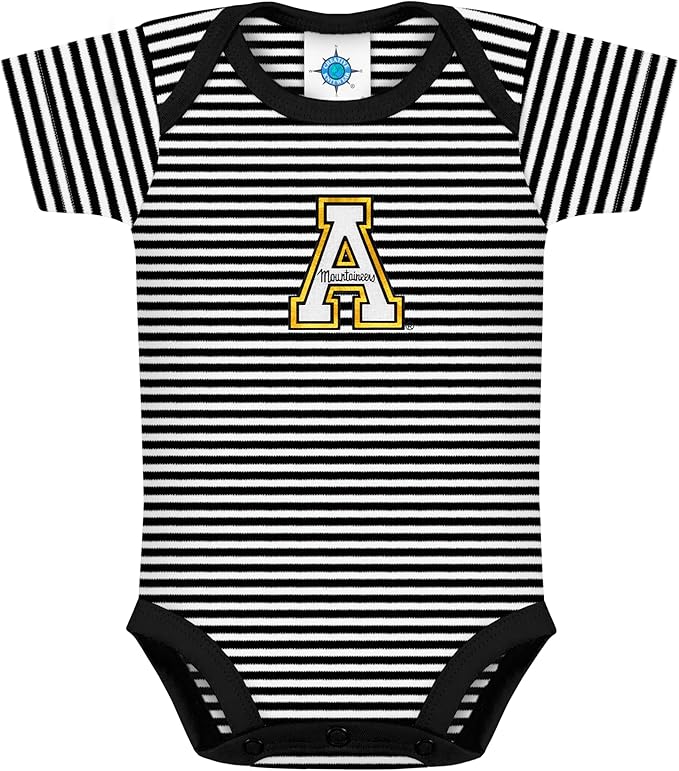 Creative Knitwear College Baby NCAA Infant Striped Bodysuit
