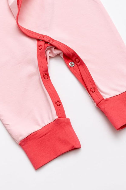 monica + andy Kimono Tie Long Sleeve One Piece, 100% Organic Baby Clothes for Girls & Boys, Preemie, Newborn & Infant