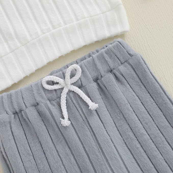 CIYCUIT Toddler Baby Boy Clothes Long Sleeve Sweatshirt Pants Set Fall Winter Outfits