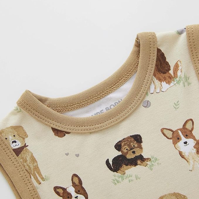 pureborn Baby Boys Girls Bodysuit Super Soft Cotton Romper 0-24 Months