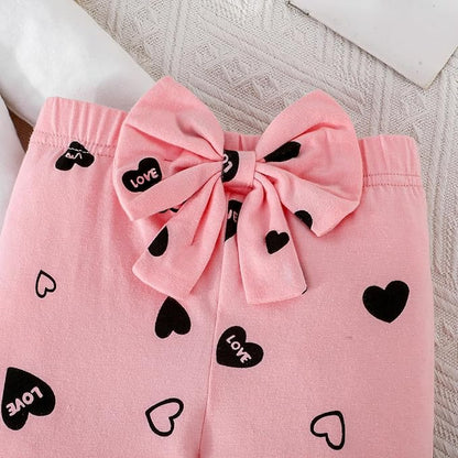 GDTOGRT Newborn Baby Girl Clothes Outfit Set Sweet Ruffle Romper, Pants and Headband 0 3 6 9 12 18 Months Infant Clothing