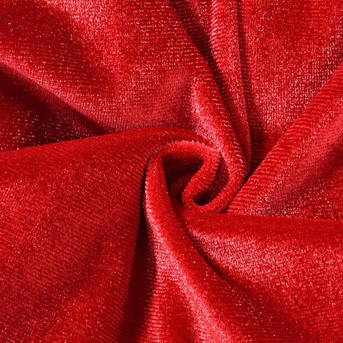 Newborn Infant Baby Girl Christmas Clothes Santa Claus Romper Dress Fur Trim Velvet Jumpsuit Bodysuit Hat Costume