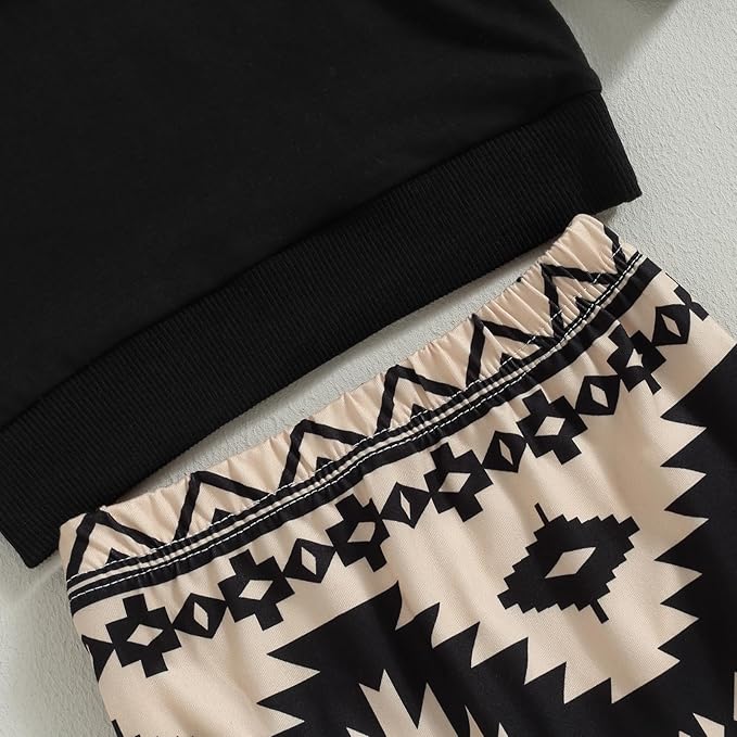 3Pcs Baby Girl Outfits Daisy Sweatshirt + Pants + Headband Infant Fall Winter Clothes