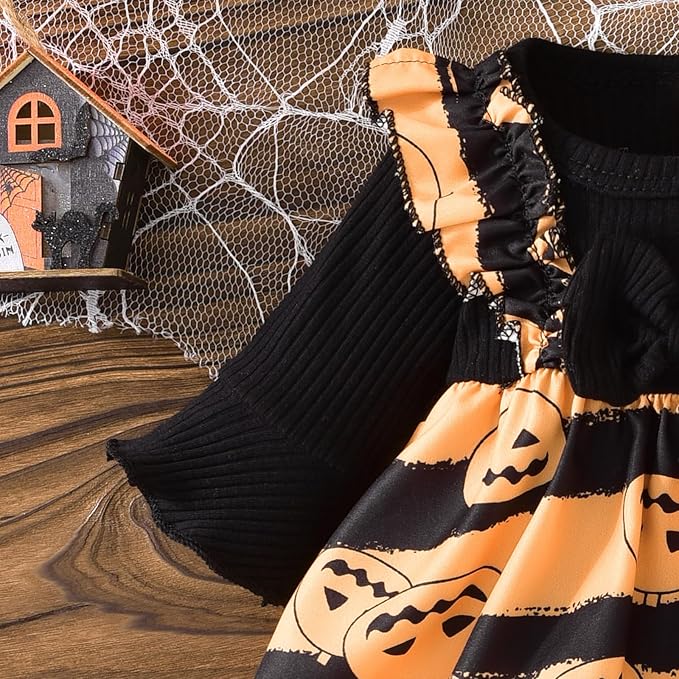 Aalizzwell Infant Baby Girls One Piece Romper Dress with Hat 0-18 Months