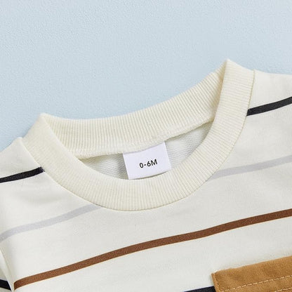 CIYCUIT Toddler Baby Boy Clothes Long Sleeve Sweatshirt Pants Set Fall Winter Outfits