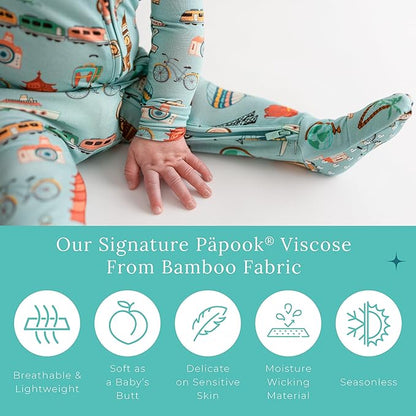 Posh Peanut Convertible Baby Sleepers - Girls Footless Baby Pajamas with 2 Way Zipper for Easy Diaper Changes