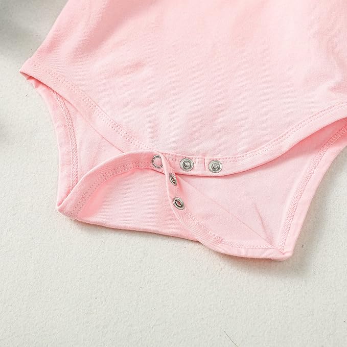 Baby Girl Solid Color Romper Infant Ruffle Sleeve Bodysuit One Piece Outfit Toddler Jumpsuit clothes