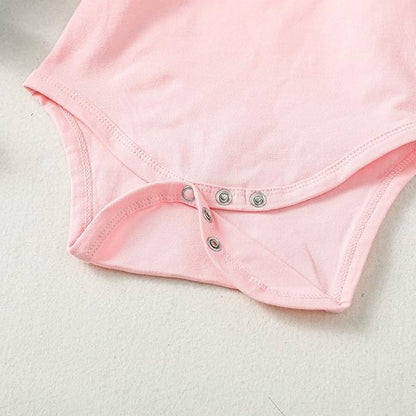 Baby Girl Solid Color Romper Infant Ruffle Sleeve Bodysuit One Piece Outfit Toddler Jumpsuit clothes