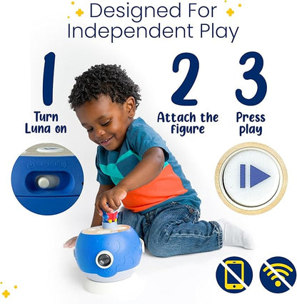 Kids Book Projector – 5 Thomas & Friends and 5 Classic Read-Aloud Stories, 10 Songs & Night Light & Soothing Dream Music | Children Ages 3+ Storytime Projector for Kids & Toddler | Toys, Owl & Thomas