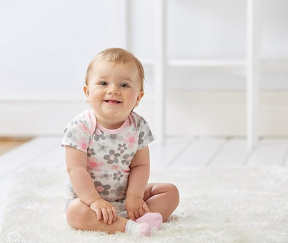 Gerber Unisex Baby 5-Pack Short-Sleeve Onesies