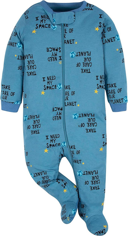 Gerber Baby Girls 4 Pack Sleep 'N Play Footie
