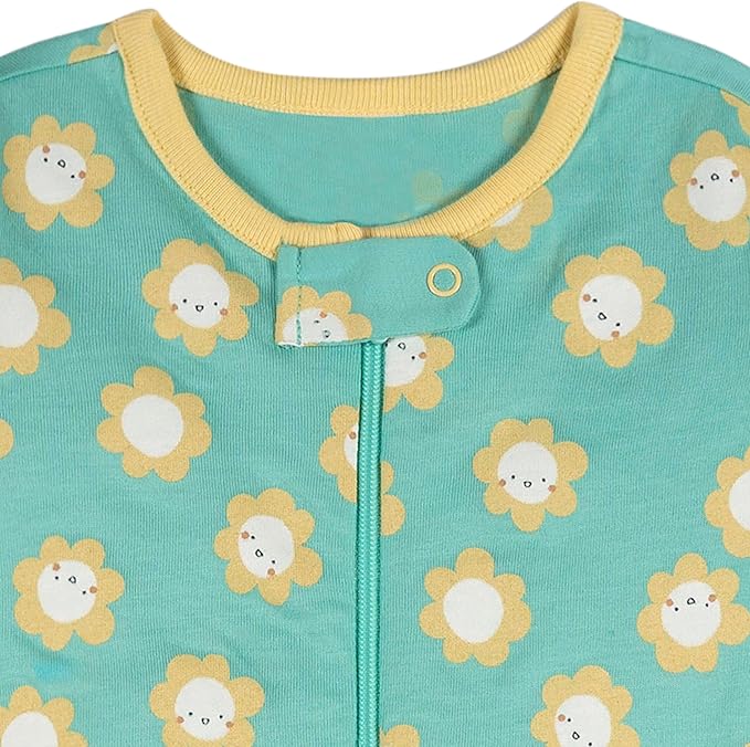 Onesies Brand baby-girls 4-pack Sleep 'N Play Footies Multi Pack