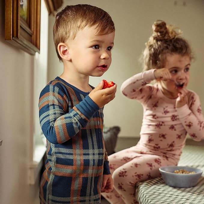 Modern Moments by Gerber unisex-baby Hacci Footless Pajamas