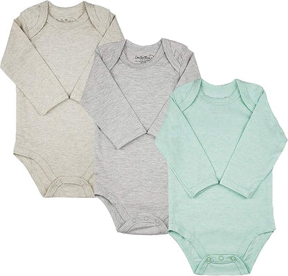 123 Bear Baby Cotton Spandex Long-Sleeve bodysuits unisex boy girl