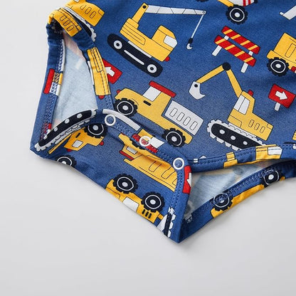 pureborn Baby Boys Girls Bodysuit Super Soft Cotton Romper 0-24 Months