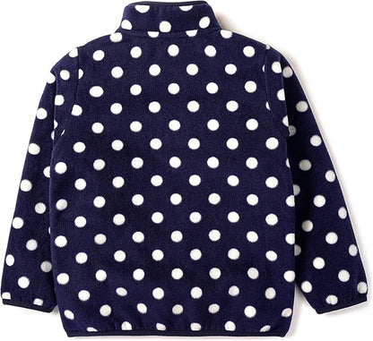 Toddler Fleece Jacket Kids Lightweight Outerwear Boys Girls Long Sleeve Fall Spring Coat 2-12 Years