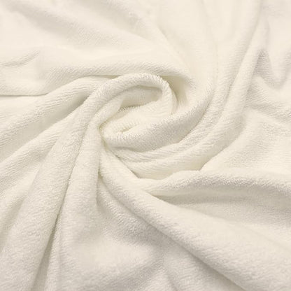 Baby Towels with Hood - Soft, Absorbent Viscose Made of Bamboo, Extra Large 35 x 35 Inches, for Newborns, Infants, Boys and Girls, Cream