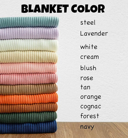 Personalized Hand Embroidered Knit Name Jumper, Custom Infant Christmas Sweater, Chunky Oversized Kids Sweater Multi