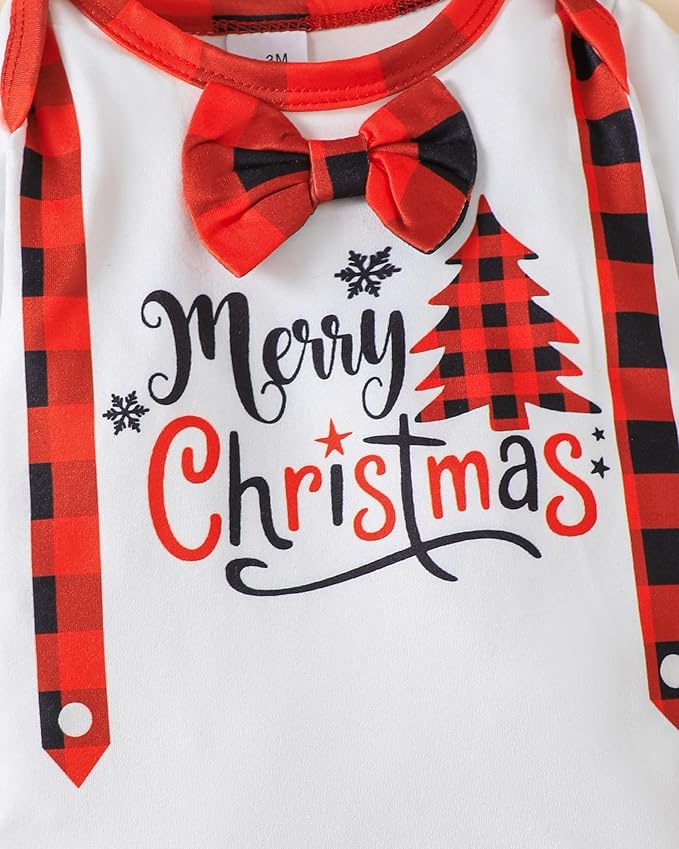 Baby Boy Clothes Infant Newborn Fall Winter Outfits Long Sleeve Letter Print Romper + Hat + Pants Set