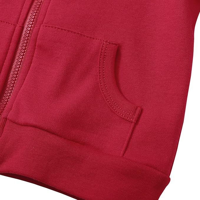 ROMPERINBOX Baby Hoodie for Boy Girl, Full Zip-up Lightweight Thin Jackets Coat Sweatshirts 0-24 Months