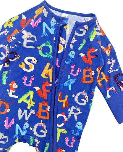 Bow Dream Bamboo Rayon Baby Boy Romper Footed Long Sleeve Footies Newborn Girl Clothes Footless with Zipper and Mitten Cuffs