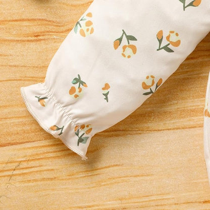 GRNSHTS Newborn Baby Girl Clothes Ruffle Rompers Toddler Fall Outfits for Girls Set Little Girl Fall Winter Clothing