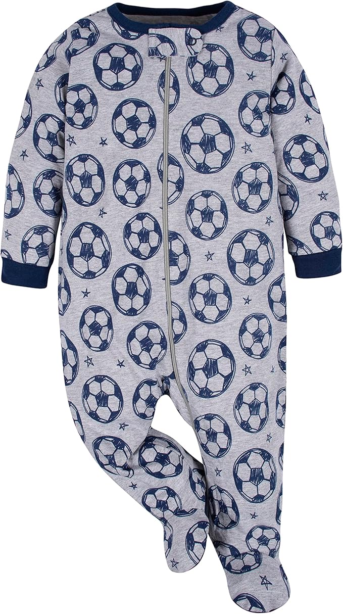 Gerber Baby Girls 4 Pack Sleep 'N Play Footie