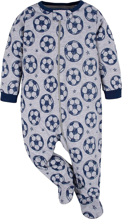 Gerber Baby Girls 4 Pack Sleep 'N Play Footie