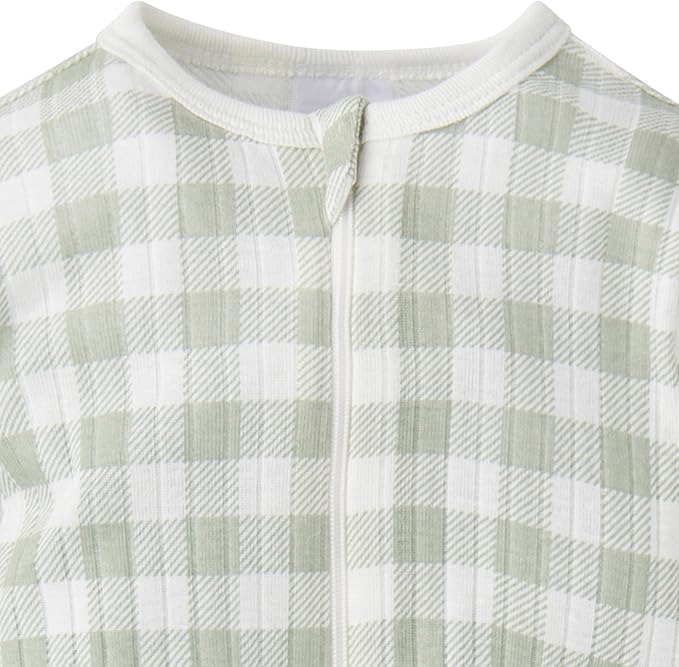 Gerber baby-girls Baby Unisex 2-pack 2-way Zip Textured Sleep 'N Play