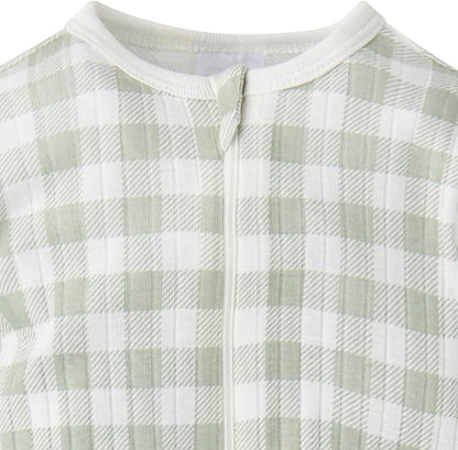 Gerber baby-girls Baby Unisex 2-pack 2-way Zip Textured Sleep 'N Play