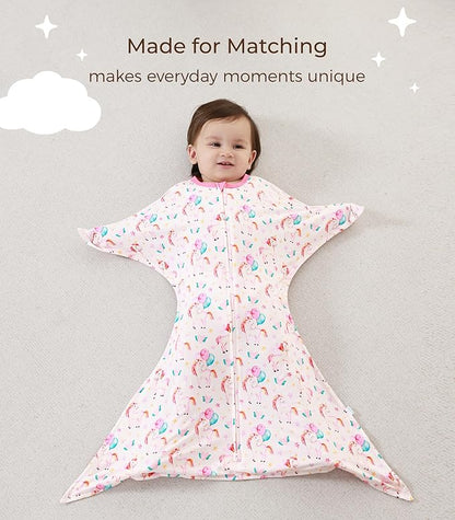 Baby Sleeper Gown Viscose from Bamboo Newborn Nightgowns Unisex Long Sleeve Sleep Sack