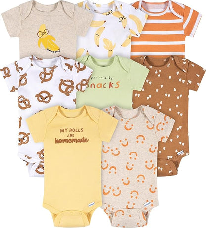 Onesies Brand unisex-baby 8-pack Short Sleeve Mix & Match Bodysuits