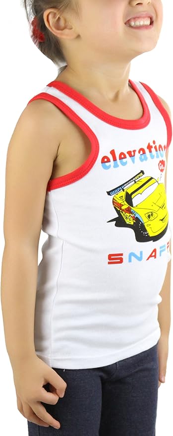 ToBeInStyle Boy's Pack of 4 Tank Tops