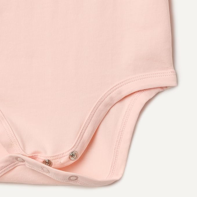 Amazon Essentials x Sofia Grainge Baby Girls' Long-Sleeve Ruffle Collar Bodysuit, Pack of 2