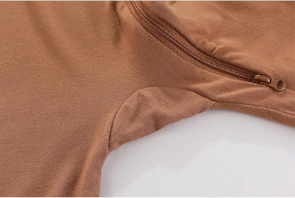 Unisex Rayon Made from Bamboo Zipper Baby Boy Girl Rompers 2 Pcak Long Sleeve Infants Jumpsuits New Born Clothes