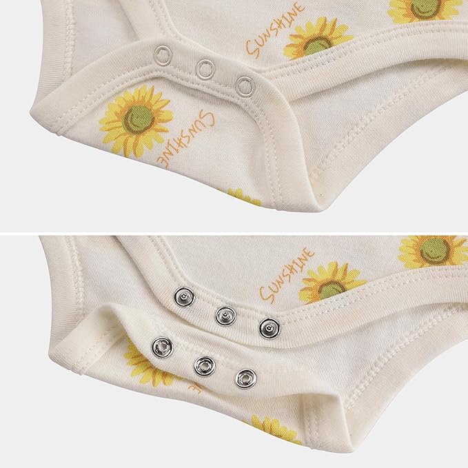 Baby Newborn Layette 10-Piece Clothing Sets Soft Cotton Bodysuits Pants Sets for Baby Boys Girls Toddler Unisex