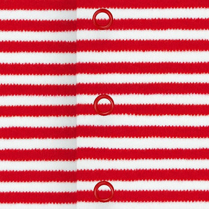 Creative Knitwear College Baby Striped Footed Romper - Team Logo, Multiple Colors, for Boys & Girls (0-9 Months)