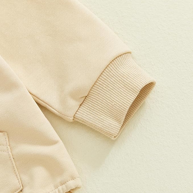 Thorn Tree Baby Boy Valentines Outfit Hooded Sweatshirt Bubble Romper Newborn Sweater Infant Onesie Hoodie