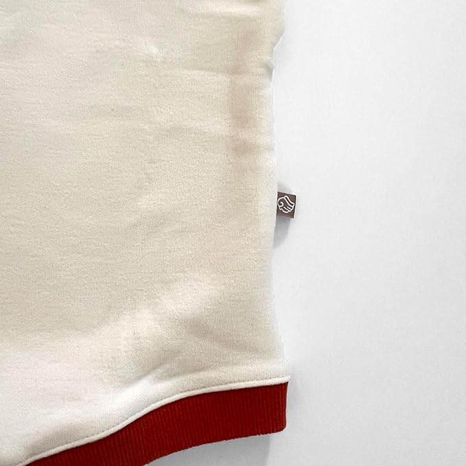 Geneve Oversized Brushed Jersey Romper - Angel Wing Embroidery - Cozy