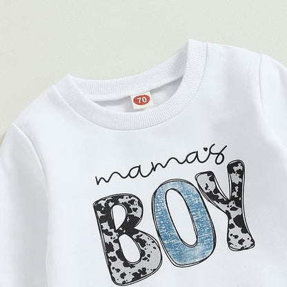 CIYCUIT Toddler Baby Boy Clothes Long Sleeve Sweatshirt Pants Set Fall Winter Outfits