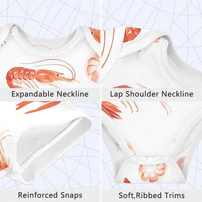 vvfelixl Dachshund Dog Baby Clothes for Boy Girl,Baby One-Piece Bodysuit for 0-24 Months,Short Sleeve